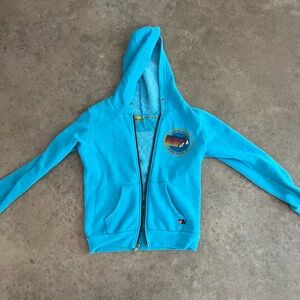 Kids Avaitor Nation hoodie size 12 NOTE missing drawstring